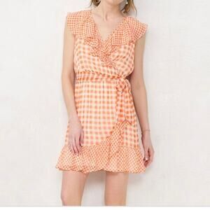 LC Lauren Conrad Ruffle Wrap Dress XXL
